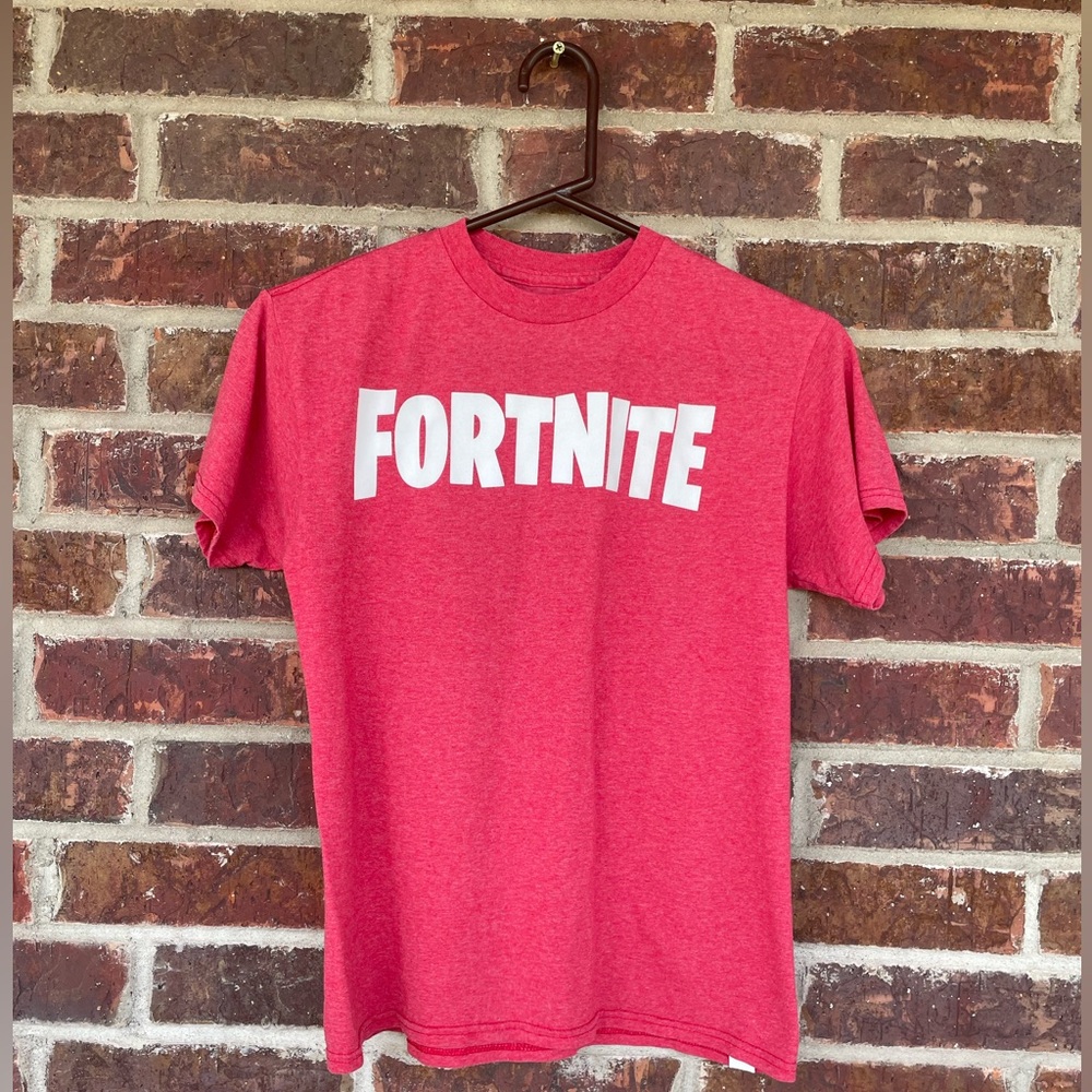 Boy’s Reddish Color Fortnite T-Shirt Size Medium